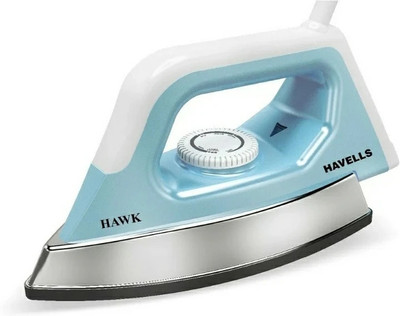HAVELLS by havells Heavy weight, non-stick coated soleplate, aerodynamic design, (GHGDIBZB110) 1100 W Dry Iron(Blue & White)