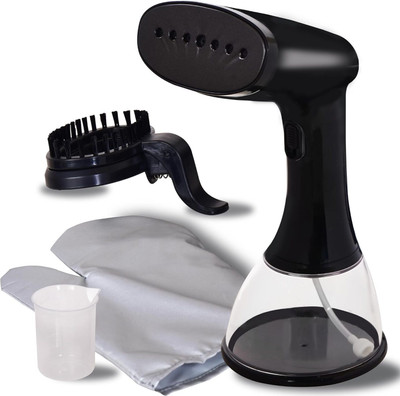 LIBRA Garment Steamer with Three Speed Level and Ceramic Sole Plate 1640 W Garment Steamer(Black)