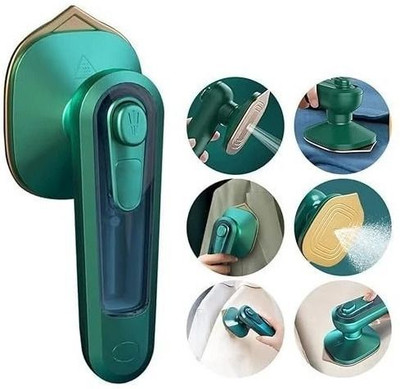 JAYSHREEIMPEX Steam Mini Portable Travel Iron 50 W Garment Steamer(Green)