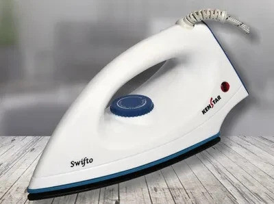 Kenstar by Kenstar Swifto 1000W, Dry Iron 1000 W Dry Iron(White Blue)