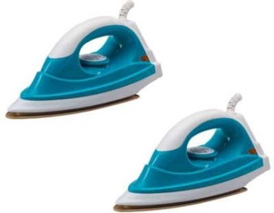 Polar ELECTRIC IRON D 1000P4 PACK 2 1000 W Dry Iron(Blue)