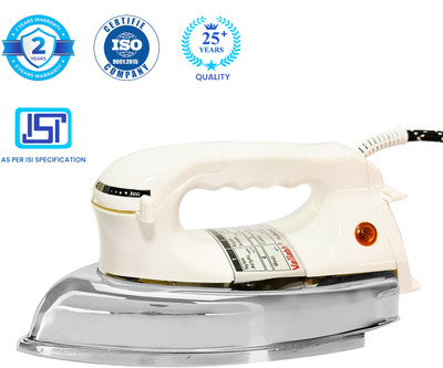 Vallabh by Vallabh ISI Plancha DLX Heavy Weight 750 W Dry Iron 230 W Dry Iron(White)