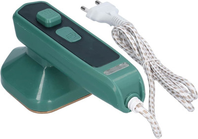 HRKA Mini Handheld Press Support Dry And Wet Ironing 1000 W Steam Iron(Green)