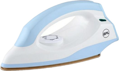 BPL by Reliance Retail Limited BDIS0011 WEILBURGER COATED SOLE PLATE & COOL TOUCH PLASTIC BODY 1000 W Dry Iron(Blue & White)