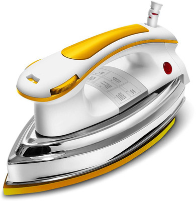 Zokasa Plancha New Look With Heavy Weight 1000 W Dry Iron(White, Golden)