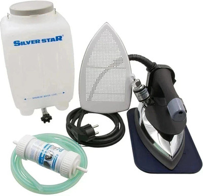 Silver Star by SILVER STAR ES300 HEAVY DUTY ORGINAL WITH FILTER 1200 W Steam Iron(Black)