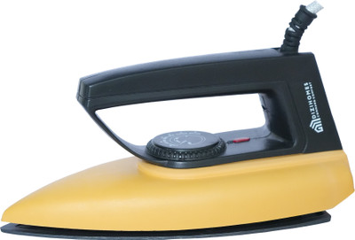 Dizihomes Supreme Aerodynamic Design, Auto-Shut Off & Shock-Proof Body 750 W Dry Iron(Black, Yellow)