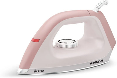 HAVELLS PRESSA 1100 W Dry Iron(Peach)