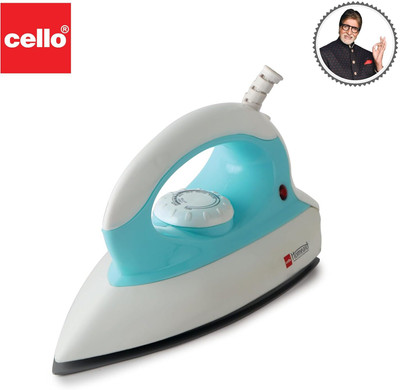 cello by cello trio 1000watt 1000 W Dry Iron(Blue)