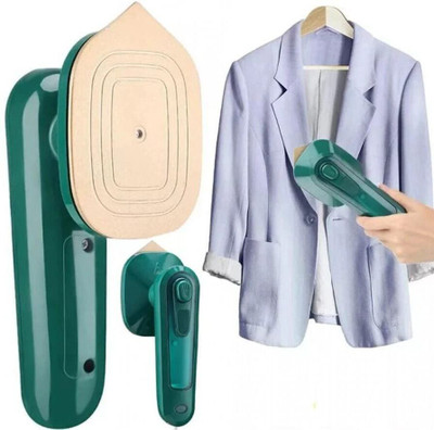 HRKA Wrinkle remover Steam generator Dry and Wet Ironing 1000 W Steam Iron(Green)