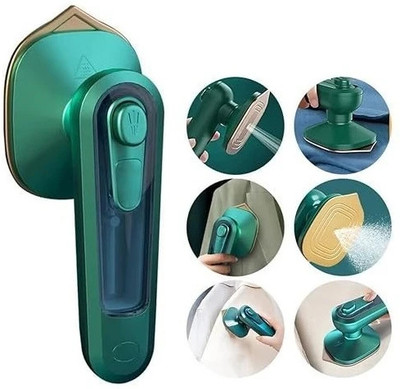 kemisha Steam Mini Portable Travel Iron 50 W Garment Steamer(Green)