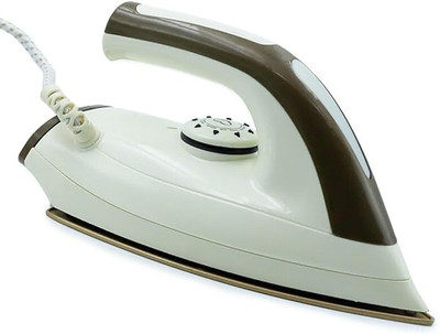 wallex by Wallex Lightweight Dry Iron Press for Quick Wrinkle Removal 750 W Dry Iron(White)