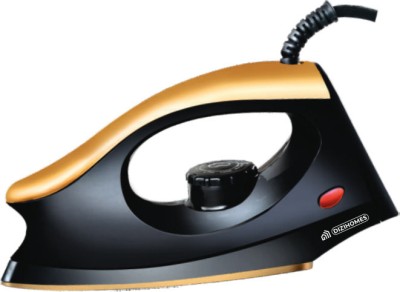 Dizihomes Mega Gold 1000 W Dry Iron(Gold,Black)