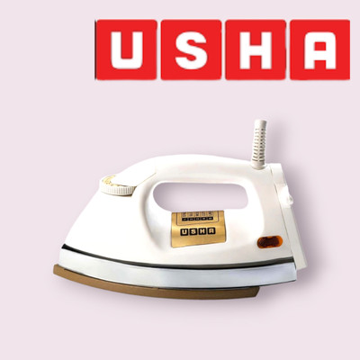 USHA by usha 37.10 heavy weight 1000 W Dry Iron(Multicolor)