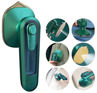 Xydrozen Steam Mini Portable Travel Iron 50 W Garment Steamer(Green)
