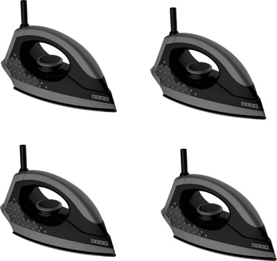 USHA EI3302 Dry Iron 1100 pack of 4 1100 W Dry Iron (Mid Grey)