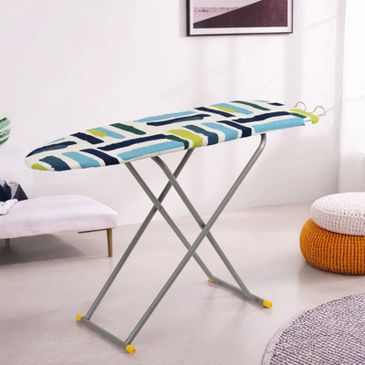 HOMESTIC by Kuber Industries 15 Inch Adjustable & Foldable Iron Stand for Clothes & Sarees | White Ironing Board