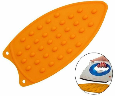 SWISS WONDER Silicone Iron Hot Protection Rest Pad Ironing Mat(Silicone)