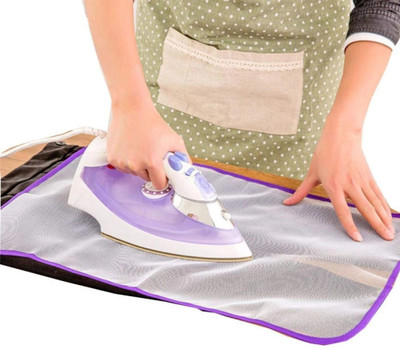 GEEO Protective Cloth Heat Resistant, Non-Stick Ironing Guard for Delicate Clothes Ironing Mat(Polyester)