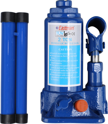 EASTMAN Hydraulic Bottle Jacks Alloy Steel, Heavy Duty Capacity 2 Ton, Jack Post EASTMAN Hydraulic Bottle Jacks Alloy Steel, Heavy Duty Capacity 2 Ton, Jack Post