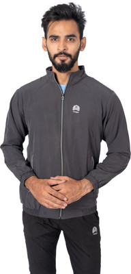 11caps Stylish Foldable, Water-Repellent WindCheater Jacket for Bikers,Cycling,Trekking Solid Men Wind Cheater