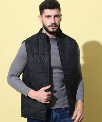 NYSINE Half Sleeve Solid Men Jacket