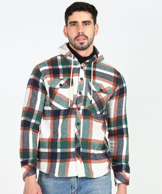 Fort Collins Full Sleeve Checkered Men Jacket