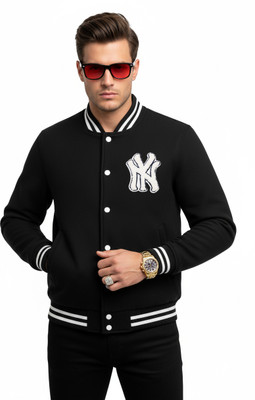 Oiin Fab Full Sleeve Applique Men Jacket