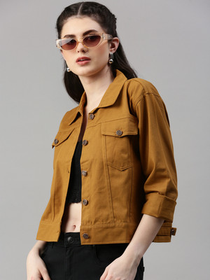 VOXATI Full Sleeve Solid Women Denim Jacket
