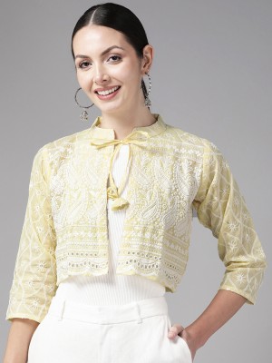 Aarika 3/4th Sleeve Embroidered Women Jacket