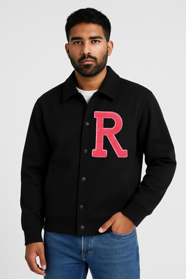 Damler Full Sleeve Solid, Printed Men Jacket