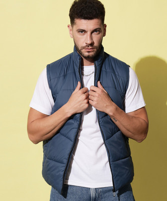 NYSINE Half Sleeve Solid Men Jacket