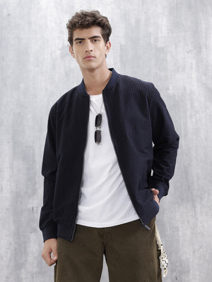 WROGN Full Sleeve Self Design Men Jacket