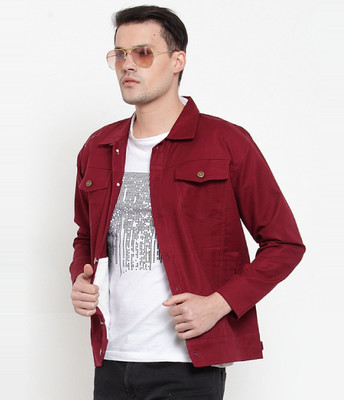 ANISHANFASHIONS 3/4th Sleeve Solid Men Jacket