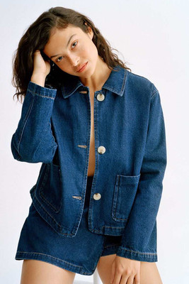 Pelhure Full Sleeve Solid Women Denim Jacket