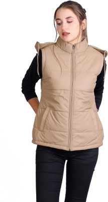 TRANDT DUDE Sleeveless Solid Women Jacket