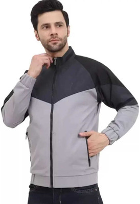 Rozebee Full Sleeve Self Design, Colorblock Men Jacket