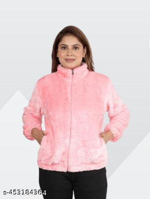 AKSHA CREATION Full Sleeve Solid Women Jacket