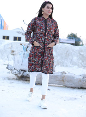 Craftwellstudio Full Sleeve Self Design Women Jacket