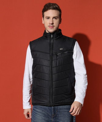 SEASER Sleeveless Solid Men Jacket
