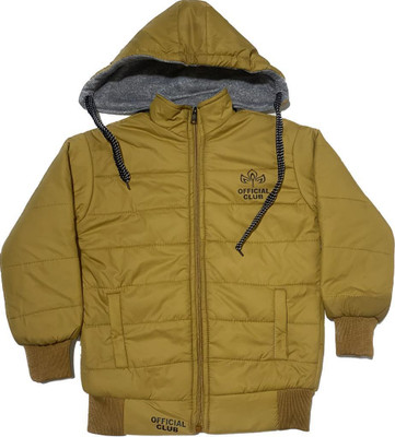 official club Full Sleeve Printed Boys Jacket