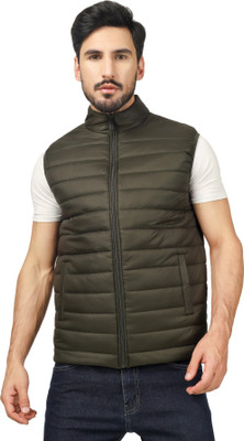 BlueFicus Sleeveless Solid Men Jacket