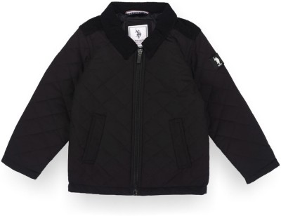 U.S. POLO ASSN. Full Sleeve Solid Baby Boys Jacket