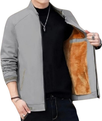 BUGRASI TRADERS Full Sleeve Solid Men Jacket