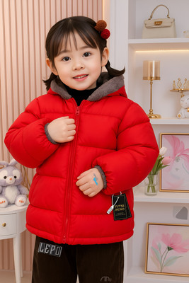 FUTSE PENO Full Sleeve Solid Boys & Girls Jacket