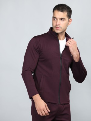 CHKOKKO Full Sleeve Solid Men Jacket