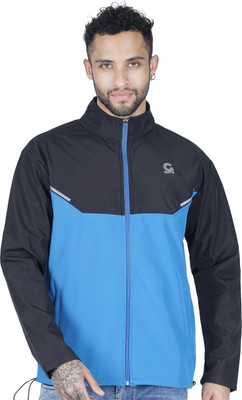 GOTO Full Sleeve Printed, Colorblock Men Jacket