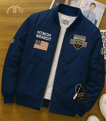 FUTSE PENO Full Sleeve Solid, Applique Men Jacket
