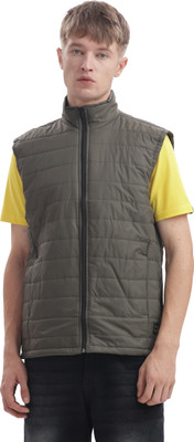 UNSULLY Sleeveless Colorblock Men Jacket