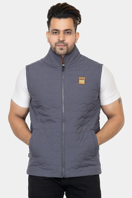 STYLOPLEX Sleeveless Solid Men Jacket